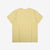 Warehouse 4064 2nd hand crocodile graphic T-shirt short sleeve vintage faded print made in Japan cotton cream yellow back view