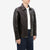 Deluxeware D-21B Single Riders Horsehide Leather Jacket - Tea-Core Black Side Fit