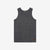 Deluxeware TNKP-00 Heavyweight Ribbed Knit Tank Top Dark Grey Front
