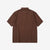 Samurai Jeans SJST-SC04 Samurai Cotton Polo Shirt Made in Japan Kuri Dark Back View 