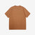 Warehouse Lot 4601 Shadow Border Slub Yarn Pocket T-Shirt Made in Japan Back View Dark Salmon