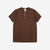 Samurai Jeans SJST-SC02 Samurai Cotton Henley Neck T-Shirt Made in Japan Front View Kuri Dark