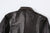 Deluxeware D-21B Single Riders Horsehide Leather Jacket - Tea-Core Black Back Collar Detail