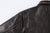 Deluxeware D-21B Single Riders Horsehide Leather Jacket - Tea-Core Black Action Pleat Detail