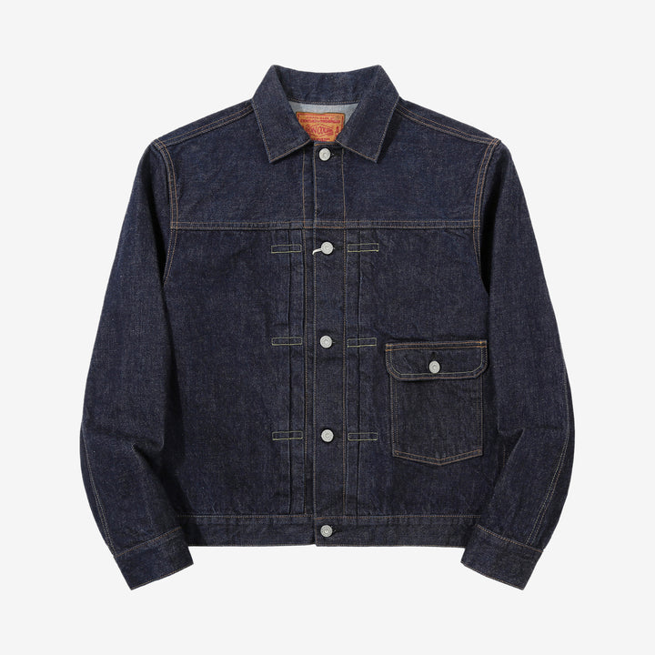 boncoura 15oz selvedge denim type 1 jacket indigo made in japan