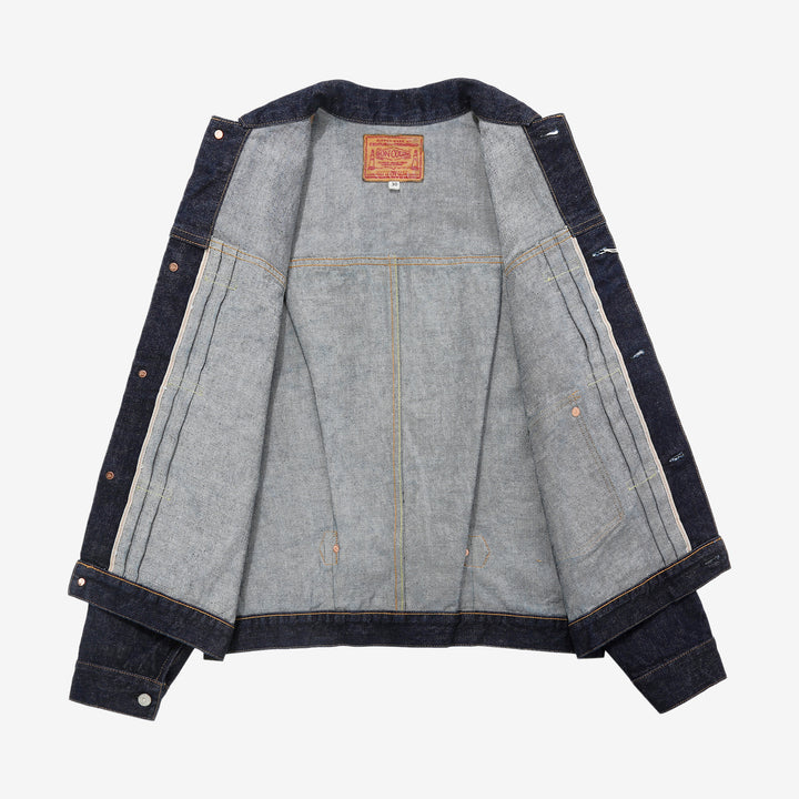 boncoura 15oz selvedge denim type 1 jacket indigo made in japan
