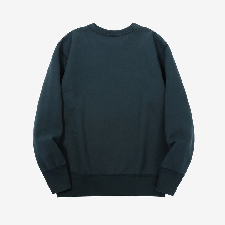 Deluxeware S101-00 20oz Loopwheeled Sweatshirt in DM.Navy – Back View