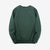 Deluxeware S101-00 20oz Loopwheeled Sweatshirt in D.Green – Back View