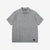 Deluxeware OCTS-00 12.5oz Loopwheeled Polo Shirt Made in Japan Heather Grey Front View