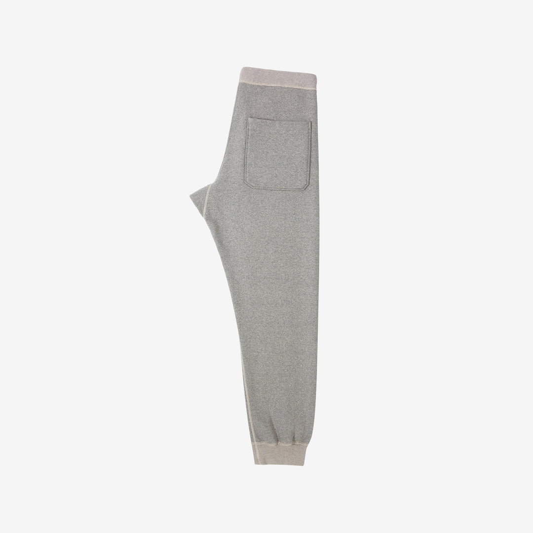 Deluxeware S500-00 20oz Heavyweight Loopwheeled Sweatpants Made in Japan Grey Full View