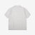Un-Useless 170218 Plating Knit Linen Polo Shirt Made in Japan Grey Back