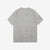 Warehouse Lot 4601 Shadow Border Slub Yarn Henley T-Shirt Made in Japan Heather Grey Back View