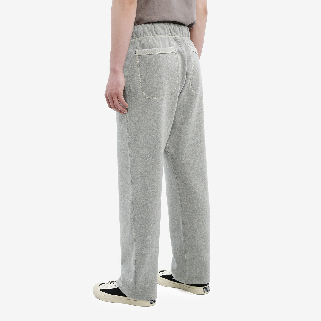 Boncoura Super Slow Loopwheel Heavyweight Sweatpants Grey Wear Image Back View
