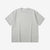 Un-Useless 170204 linen KNITEE short sleeve crew neck knit T-shirt made in Japan grey front view