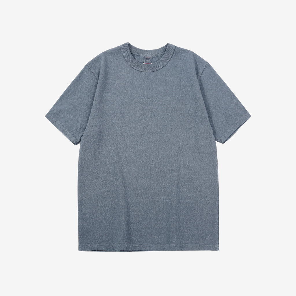 UES 652321 No.8 Slub Yarn Heavyweight T-Shirt – Grey Front View