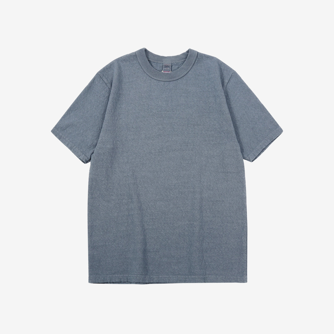 UES 652321 No.8 Slub Yarn Heavyweight T-Shirt – Grey Front View