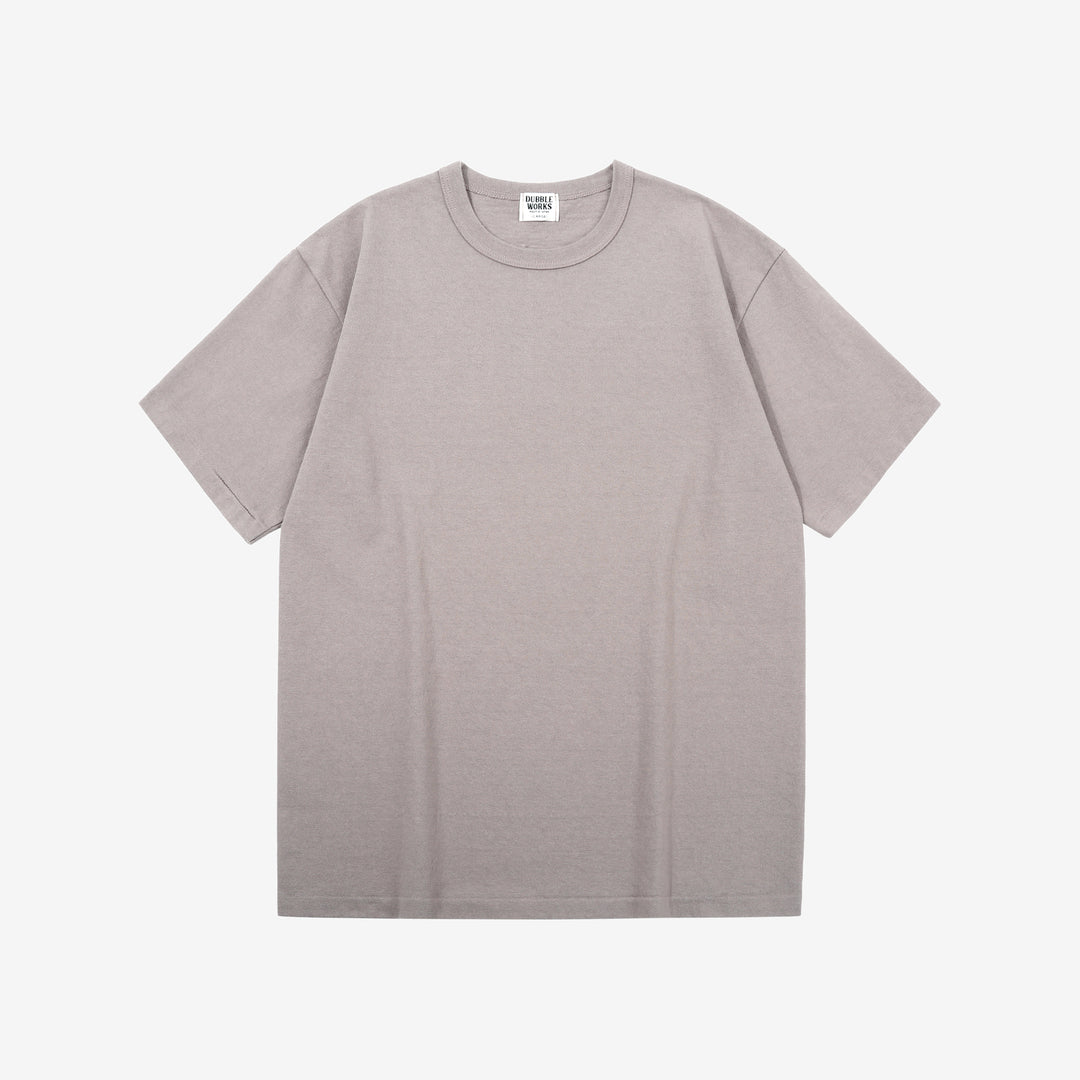 Dubble Works 37001 Stand Wheeler Heavyweight T-Shirt Made in Japan grey front