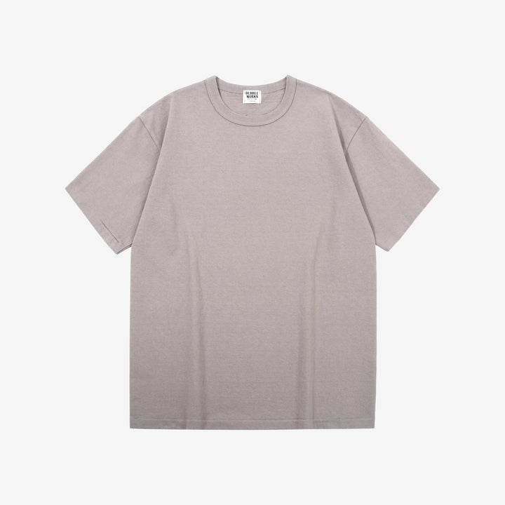 Dubble Works 37001 Stand Wheeler Heavyweight T-Shirt Made in Japan grey front