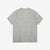 Warehouse Lot 4601 Shadow Border Slub Yarn Pocket T-Shirt Grey Made in Japan Back View Grey