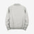 Un-Useless 170402 inlay knit mock neck sweatshirt made in Japan cotton knit grey back view