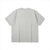 Un-Useless 170204 linen KNITEE short sleeve crew neck knit T-shirt made in Japan grey back view