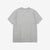 Warehouse Lot 4601 shadow border slub yarn crew neck T-shirt made in Japan grey back view