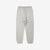 Un-Useless 170414 SWKNIT inlay knit sweatpants made in Japan tapered silhouette grey back full view