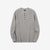 Dalee’s & Co. 2230HT double waffle henley long sleeve shirt made in Japan grey