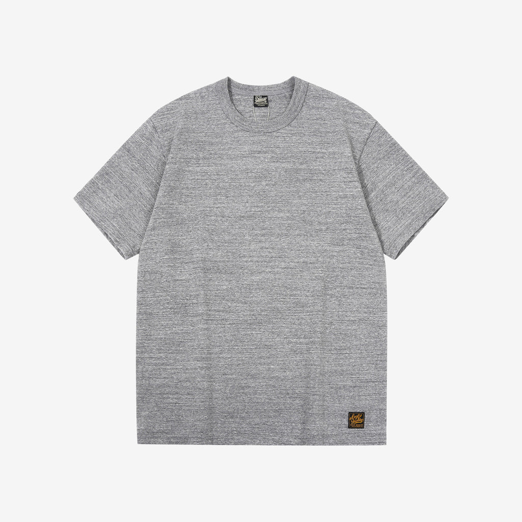Deluxeware DXTS-00 12.5oz loopwheeled t-shirt made in Japan ultra heavyweight crew neck grey