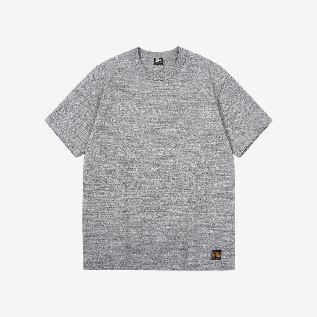 Deluxeware DXTS-00 12.5oz loopwheeled t-shirt made in Japan ultra heavyweight crew neck grey