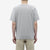 Boncoura reverse-face heather grey T-shirt back fit view