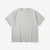Un-Useless 170205 linen KNITEE short sleeve crew neck pocket knit T-shirt made in Japan grey front view