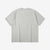 Un-Useless 170205 linen KNITEE short sleeve crew neck pocket knit T-shirt made in Japan grey back view