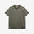 Deluxeware MTM-00 7.5oz “Wood Grain” Loopwheeled Pocket T-Shirt Made in Japan Heather Green Front View