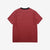 Deluxeware MTM-00 7.5oz “Wood Grain” Loopwheeled Pocket T-Shirt Made in Japan Heather Red Back View