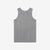 Deluxeware TNKP-00 Heavyweight Ribbed Knit Tank Top Light Grey Back View