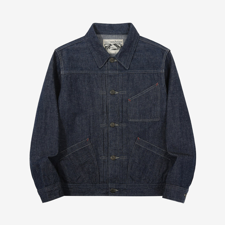 DALEE’S & CO. 61B 11oz Selvedge Denim Work Jacket – Front View