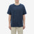 Boncoura reverse-face heather indigo T-shirt regular fit front view