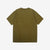 Dubble Works 37001 Stand Wheeler Heavyweight T-Shirt Made in Japan olive khaki back