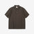 Samurai Jeans SJST-SC04 Samurai Cotton Polo Shirt Made in Japan Front View Kuromame