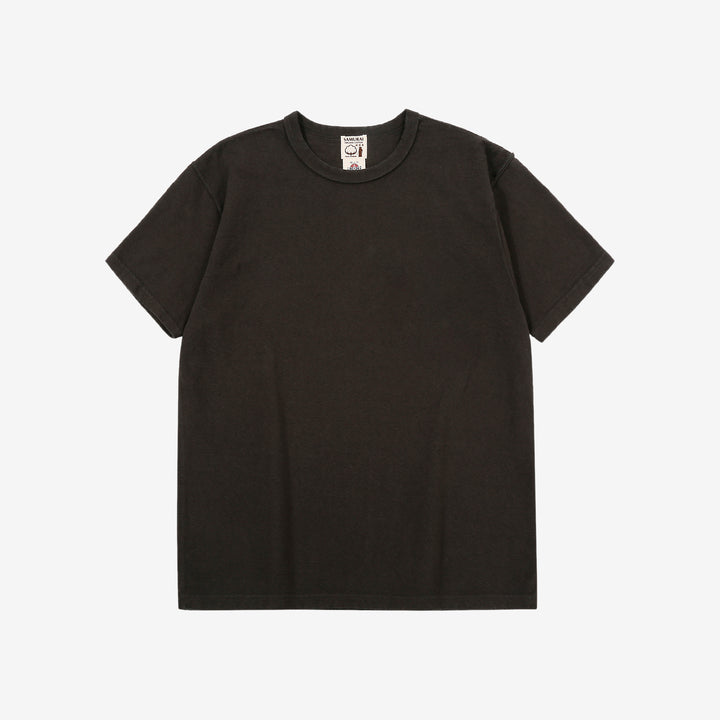 Samurai Jeans SJST-SC01 Samurai Cotton Crew Neck T-Shirt Made in Japan kurimame front 