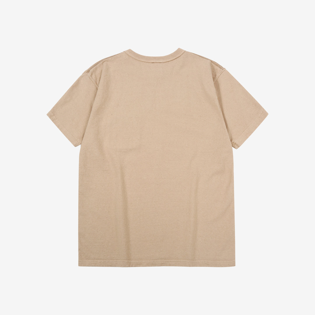 Samurai Jeans SJST-SC01 Samurai Cotton Crew Neck T-Shirt Made in Japan light kuri back