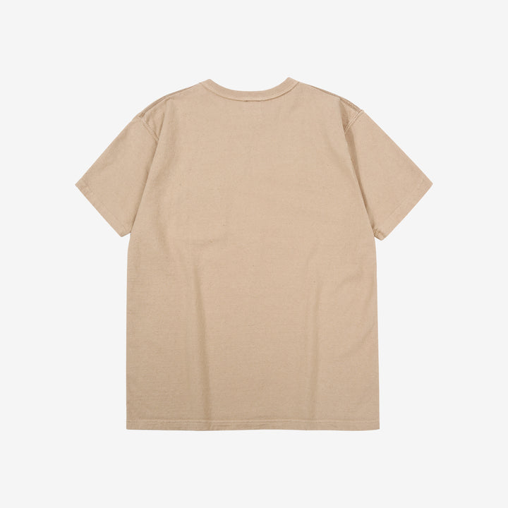Samurai Jeans SJST-SC01 Samurai Cotton Crew Neck T-Shirt Made in Japan light kuri back