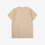 Samurai Jeans SJST-SC02 Samurai Cotton Henley Neck T-Shirt Made in Japan Back View Kuri Light