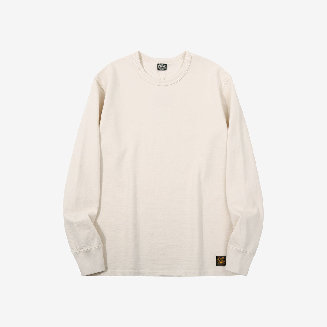 Deluxeware DXTL-00 12.5oz Loopwheeled Long Sleeve T-Shirt - Crew Neck