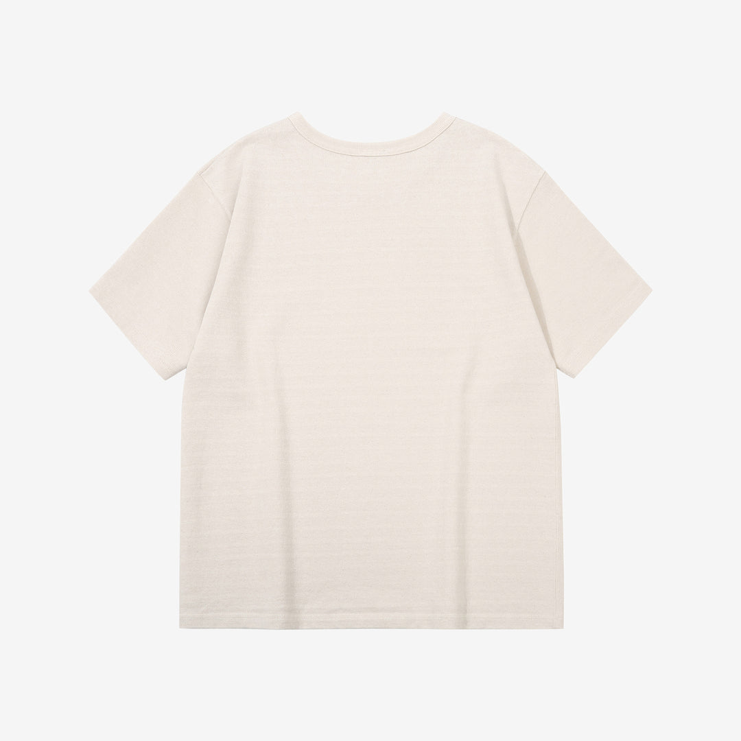 Samurai Jeans SJST-TW01 extra heavyweight T-shirt made in Japan crew neck white back view