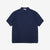 Un-Useless 170218 Plating Knit Linen Polo Shirt Made in Japan Navy Front