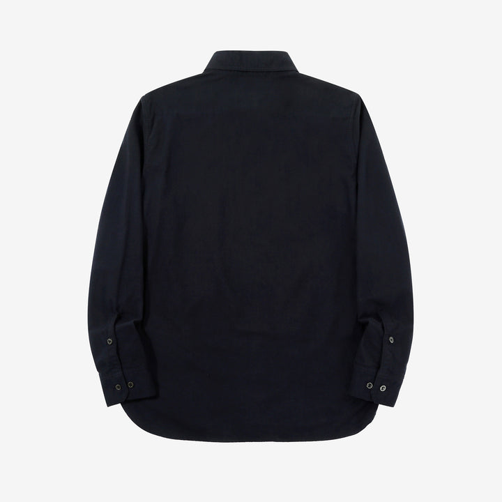 DALEE’S & CO. BF.49 Lightweight Flannel Shirt in Navy – Back View