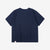 Boncoura High Density Heavyweight Pocket T-Shirt Made in Japan Navy Back