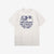 Warehouse Lot 4601 short sleeve shadow border slub yarn crew neck T-shirt made in Japan oatmeal front view